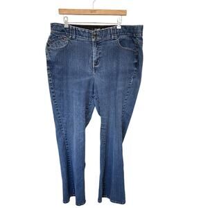 LANE BRYANT women's straight stretch blue jeans size 20 excellent condition